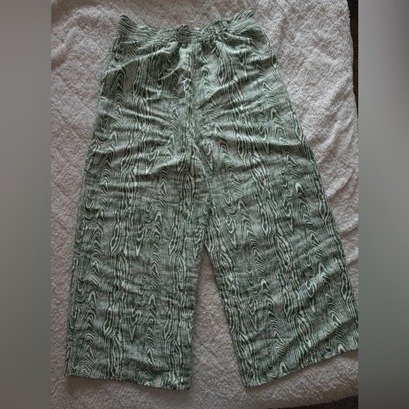 C/MEO COLLECTIVE Energised Wide-leg Pants In Ivy Woodgrain - Picture 9 of 16